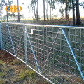 Galvanized rural steel farm gate for sale